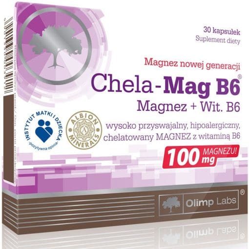 Olimp Chela-Mag B6 Magnez + Wit B6 - 30kapsułek
