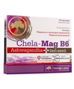 Olimp Chela-Mag B6 Ashwagandha + żeń-szeń 30 kapsułek