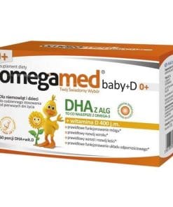 Omegamed Baby + D DHA dla niemowląt i dzieci - 60kapsułek twist-off