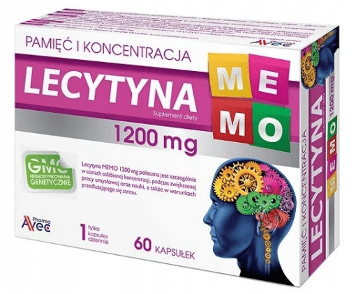 Lecytyna MEMO 1200mg - 60kapsulek