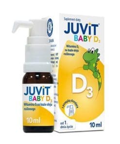 Juvit Baby D3 krople z pompką 10 ml
