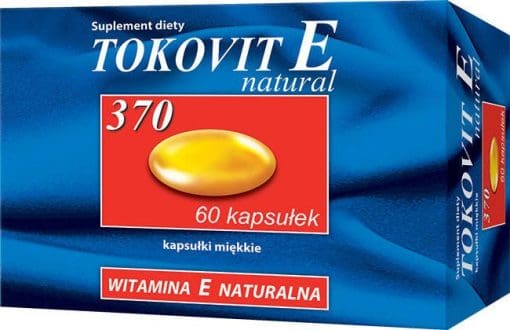 Tokovit E Natural 370 - 60kapsułek