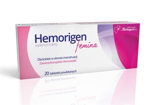 Hemorigen Femina 20 tabletek powlekanych
