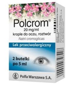 Polcrom 2% krople do oczu - 2x5ml