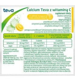 Calcium Pliva z witaminą C 14 tabletek musujących