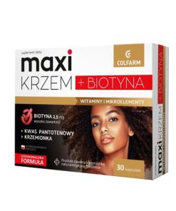 Colfarm Maxi Krzem + Biotyna 30 kapsułek