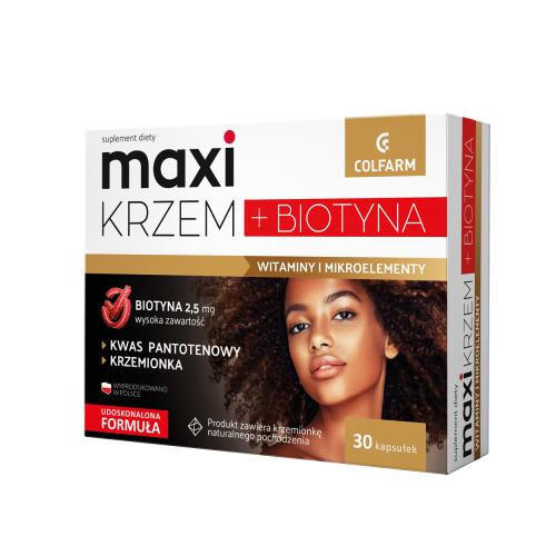 Colfarm Maxi Krzem + Biotyna 30 kapsułek