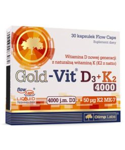 Olimp Gold-Vit D3 4000j.m. + K2 - 30 kapsułek