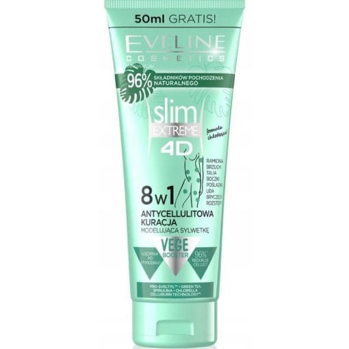 Eveline Slim Extreme 4D Antycelulitowa kuracja modelująca sylwetkę 8w1 - 250ml