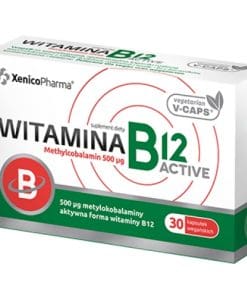 Witamina B12 Active 500mcg Xenico - 30kapsułek 