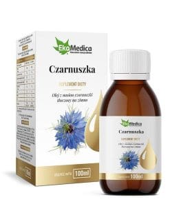 EkaMedica Czarnuszka olej z nasion czarnuszki tłoczony na zimno 100 ml