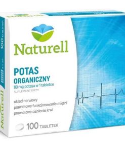 Naturell Potas organiczny 80mg 100 tabletek