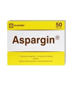Aspargin 17 mg + 54 mg 50 tabletek