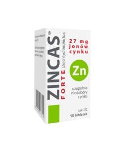 Zincas Forte 27Mg - 50tabletek