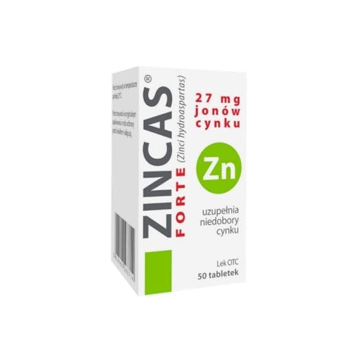Zincas Forte 27Mg - 50tabletek