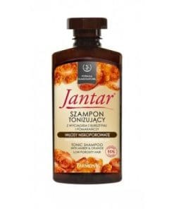 Jantar Szampon z wyciągiem z bursztynu i pomarańczy do włosów niskoporowatych - 330ml