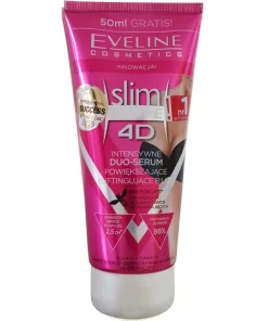 Eveline Slim Extreme 4D Intensywne Duo-Serum powiększające i liftingujące biust - 200ml