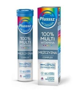 Plusssz 100% Multiwitamina Mężczyzna Complex - 20tabletek
