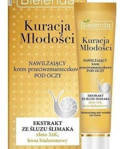 Bielenda Kuracja Młodości Nawilżający krem przeciwzmarszczkowy pod oczy - 15 ml