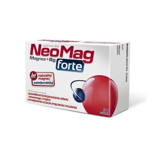 NeoMag Forte magnez i witamina B6 - 30tabletek