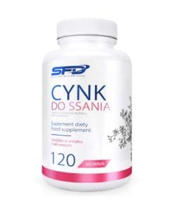 SFD Cynk do ssania o smaku malinowym 120 tabletek