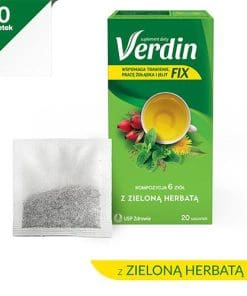 Verdin Fix z zieloną herbatą - 20 saszetek