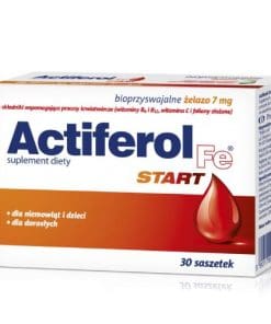 Actiferol Fe Start bioprzyswajalne żelazo 7 mg 30 saszetek