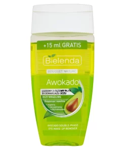 Bielenda Bouquet Nature Awokado Łagodny 2-fazowy płyn do demakijażu oczu - 125 ml