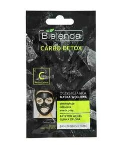 Bielenda Carbo Detox Oczyszczająca maska węglowa do cery mieszanej i tłustej - 8g