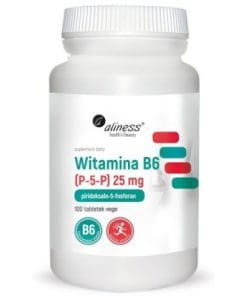 Aliness Witamina B6 (P-5-P) 25 mg 100 tabletek