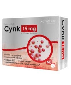 Activlab Cynk 15mg 60 tabletek