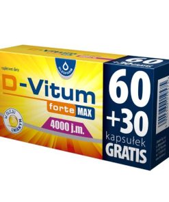 D-Vitum forte Max 4000 j.m. 90 kapsułek (60+30kaps.)