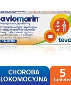 Aviomarin 50mg 5 tabletek