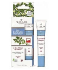 Flos-Lek Pielęgnacja oczu żel pod oczy i na powieki ze świetlikiem lekarskim 15 ml