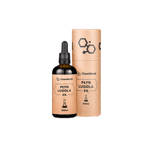 ChemWorld - Płyn Lugola 5% 100 ml - Jod Czysty