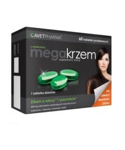 MEGA KRZEM z metioniną 60 kapsułek