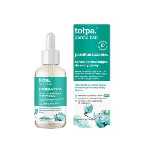 Tołpa Dermo Hair Przetłuszczanie. Serum normalizujące do skóry głowy 75 ml