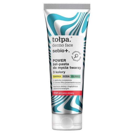 Tołpa Dermo Face Sebio+ Power żel-pasta do mycia twarzy 100 ml
