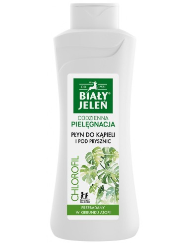 Biały Jeleń płyn do kąpieli i pod prysznic chlorofil - 750 ml