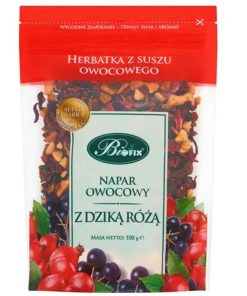 BiFix Napar owocowy z dziką różą herbatka z suszu owocowego 100 g