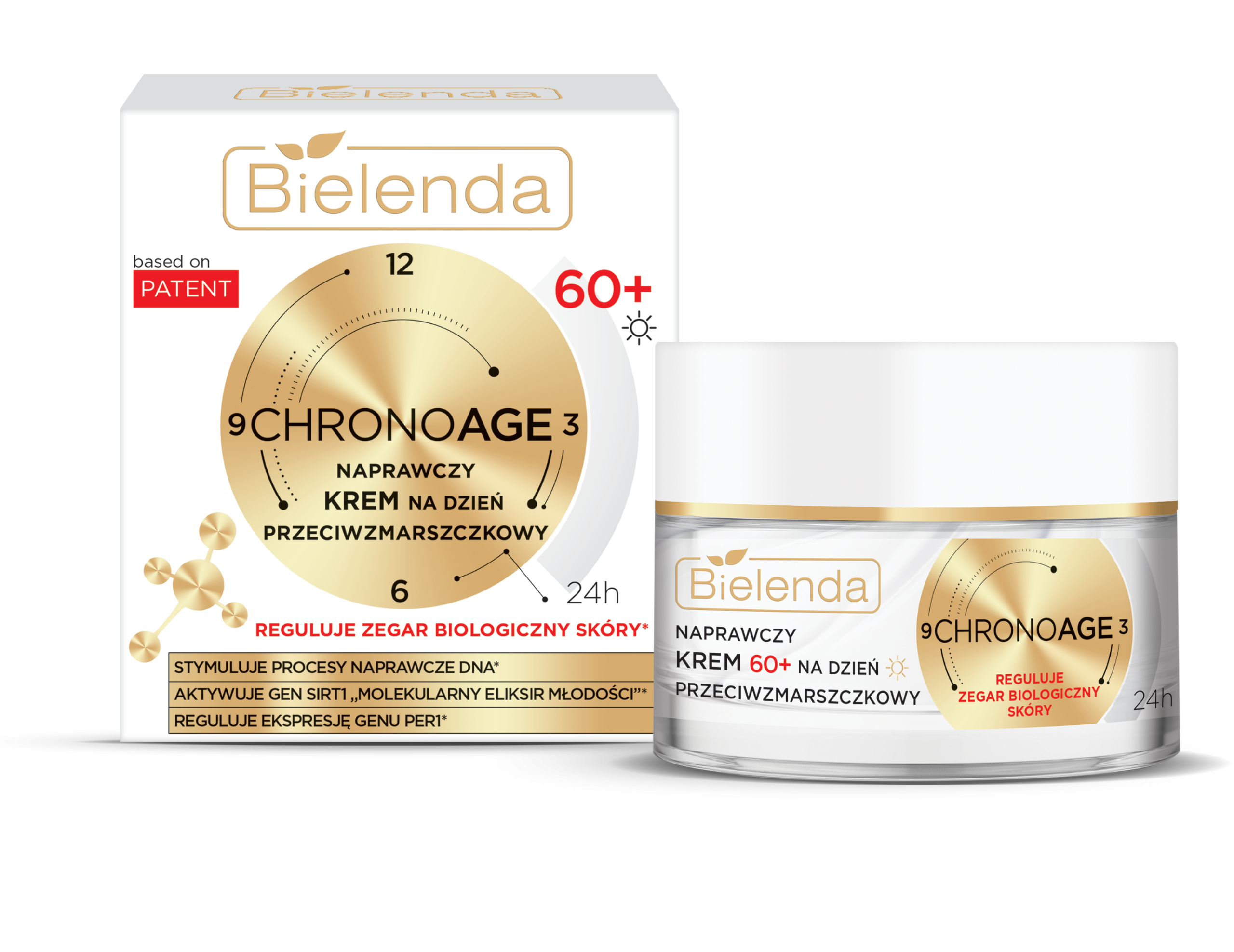 Bielenda Chrono Age 60+ naprawczy krem przeciwzmarszczkowy na dzień 50 ml