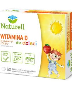 Naturell Witamina D dla dzieci - 60 tabletek