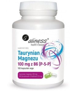Aliness Taurynian magnezu 100mg z B6 – 100kapsulek