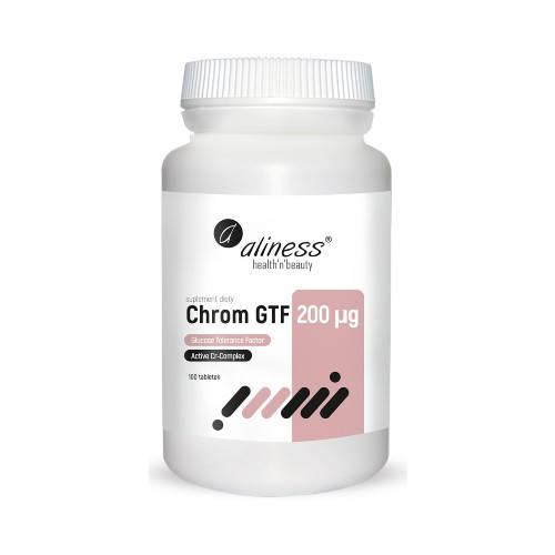 Aliness Chrom GTF Active Cr-Complex 200µg – 100tabletek