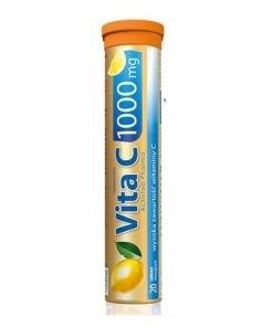 Activlab Vita C 1000mg o smaku cytrynowym - 20 tabletek musujących