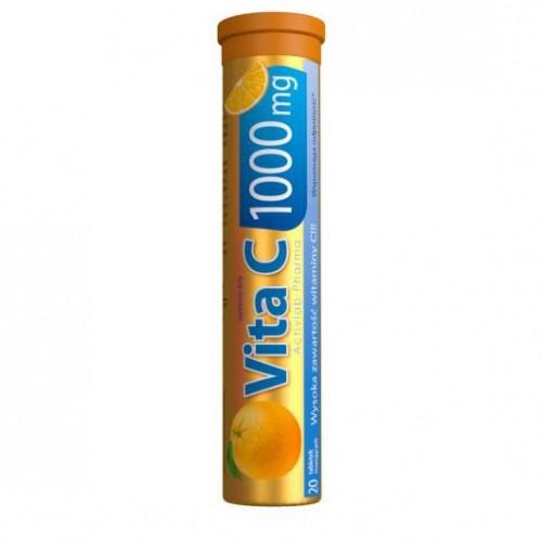 Activlab Vita C 1000mg o smaku pomarańczy - 20 tabletek musujących
