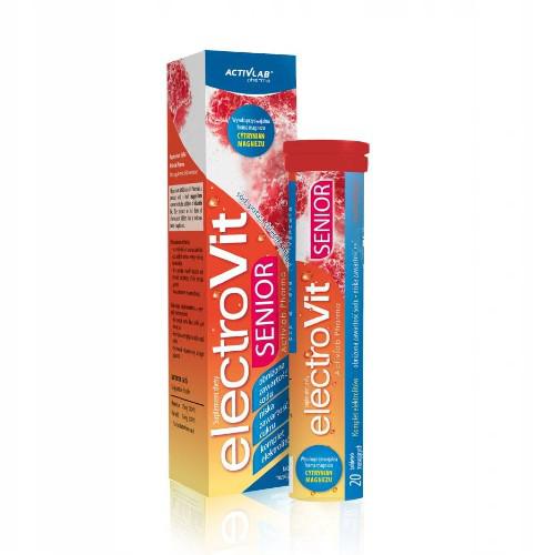 Activlab Electrovit Senior smak malinowy - 20 tabletek