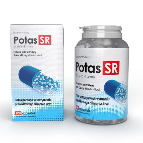 Activlab Potas SR - 100 kapsułek