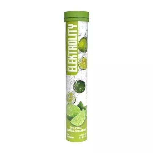 Activlab Elektrolity limonka - 20 tabletek musujących