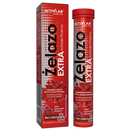 Activlab Żelazo - 20 tabletek musujących